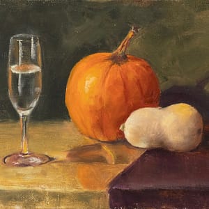 Glass, Pumpkin and Butternut Squash